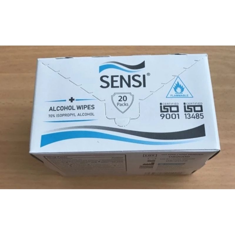 Sensi Wipes Alkohol Wipes Alcohol Wipe