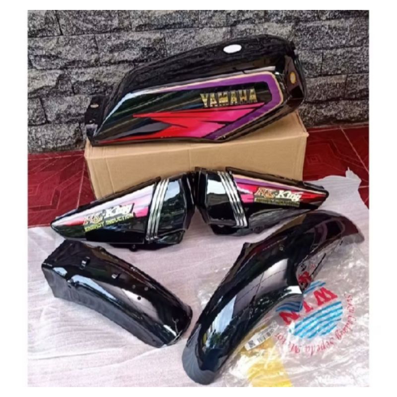 cover body set Yamaha RX King cover body set RX King tahun 1995 hitam