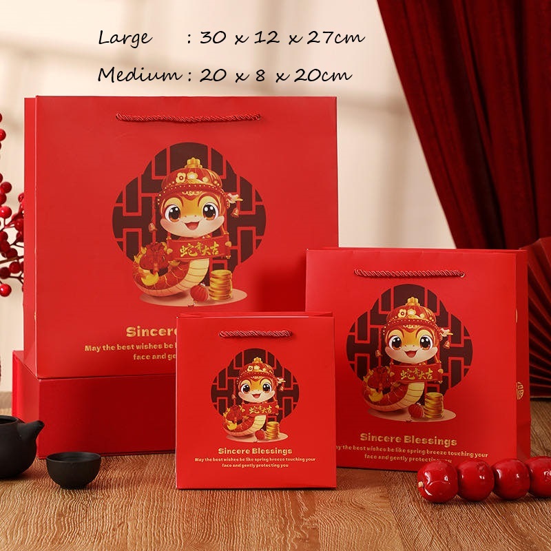 

Paper Bag Imlek Naga / Goodie Bag Chinese New Year Dragon