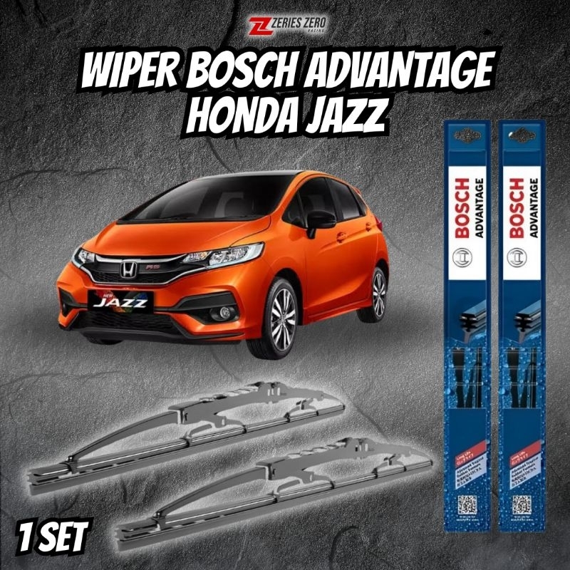 Bosch Sepasang Wiper Kaca Mobil Honda Jazz Bosch Advantage