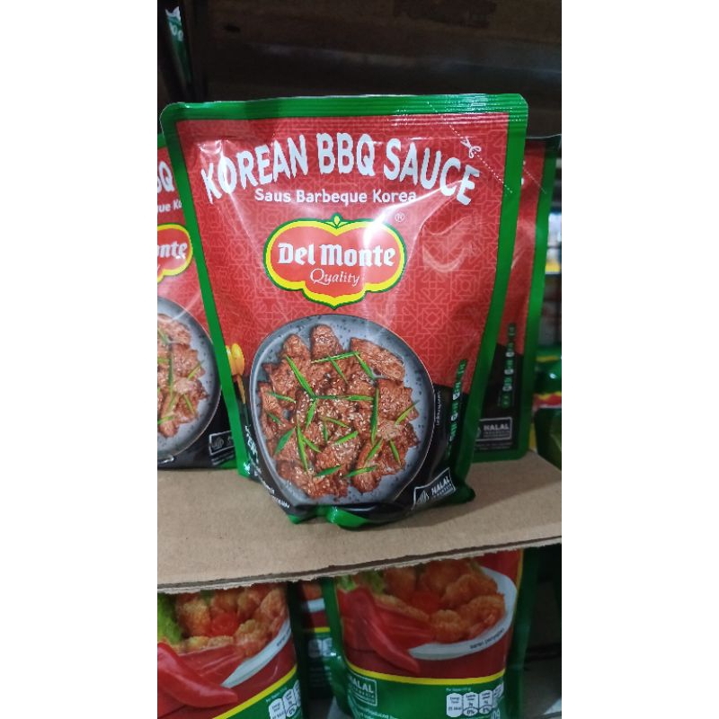 

Delmonten saus BBQ/korean barbeque 250gr