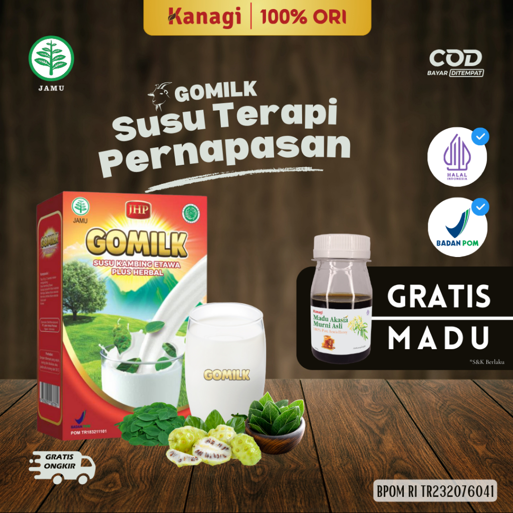 

Gomilk Susu Kambing Etawa Plus Herbal untuk Kesehatan Pernapasan dan Daya Tahan Tubuh