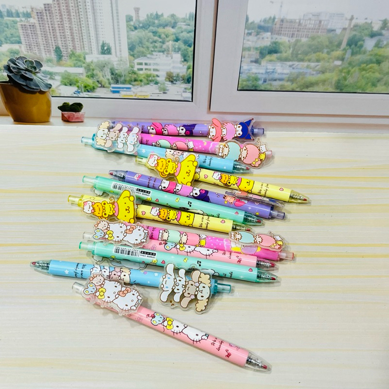 

D3W! Grosir!!! Pulpen isi 12 pcs karakter mix sanrio/kuromi/cinamonroll