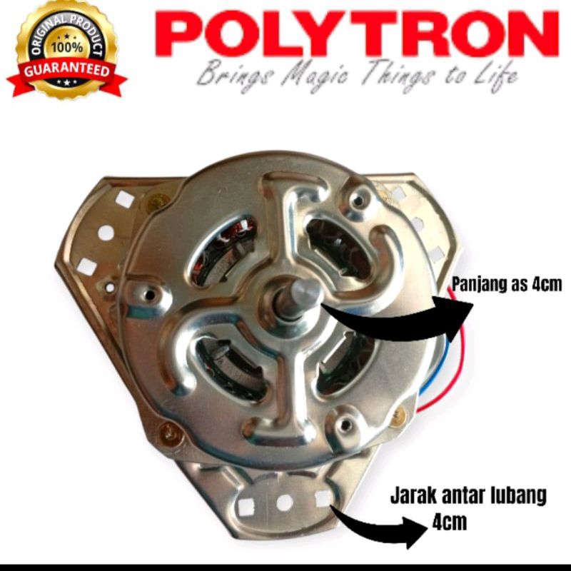 DINAMO SPIN POLYTRON PWM 8366 / 8363 / PWM 8073 8KG DINAMO PENGERING MESIN CUCI POLYTRON 2 TABUNG TE