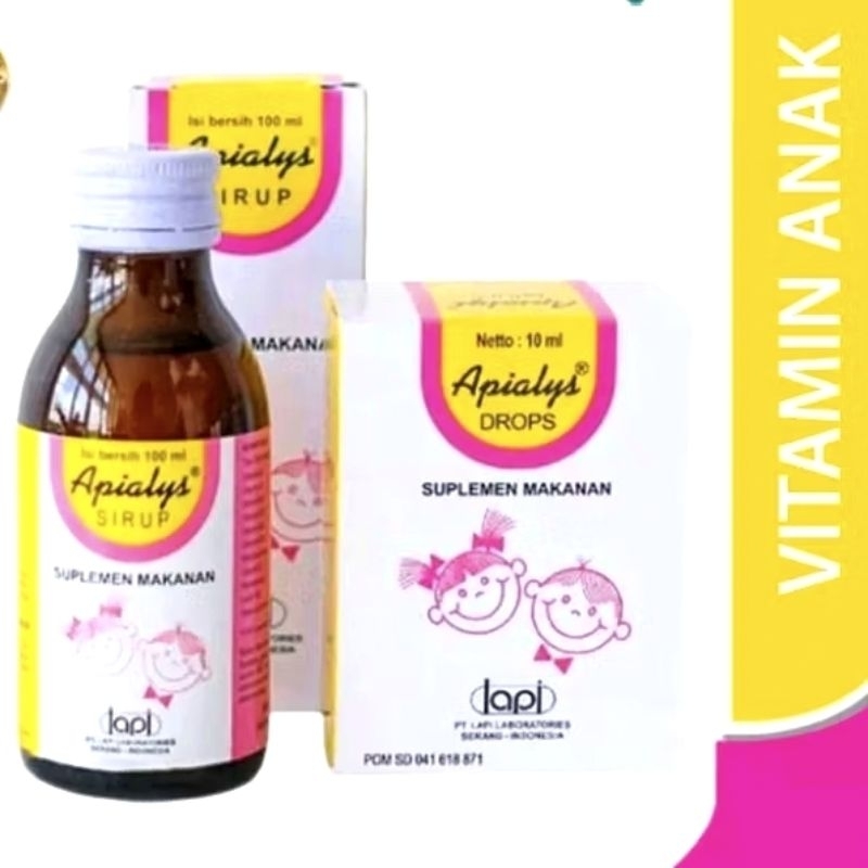 Apialys Drops / Apialys Sirup / Suplemen & Vitamin Bayi-Anak