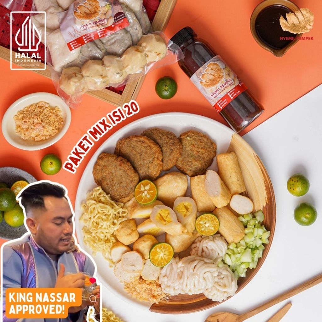 

Nyemil Pempek Palembang - isi mix 20