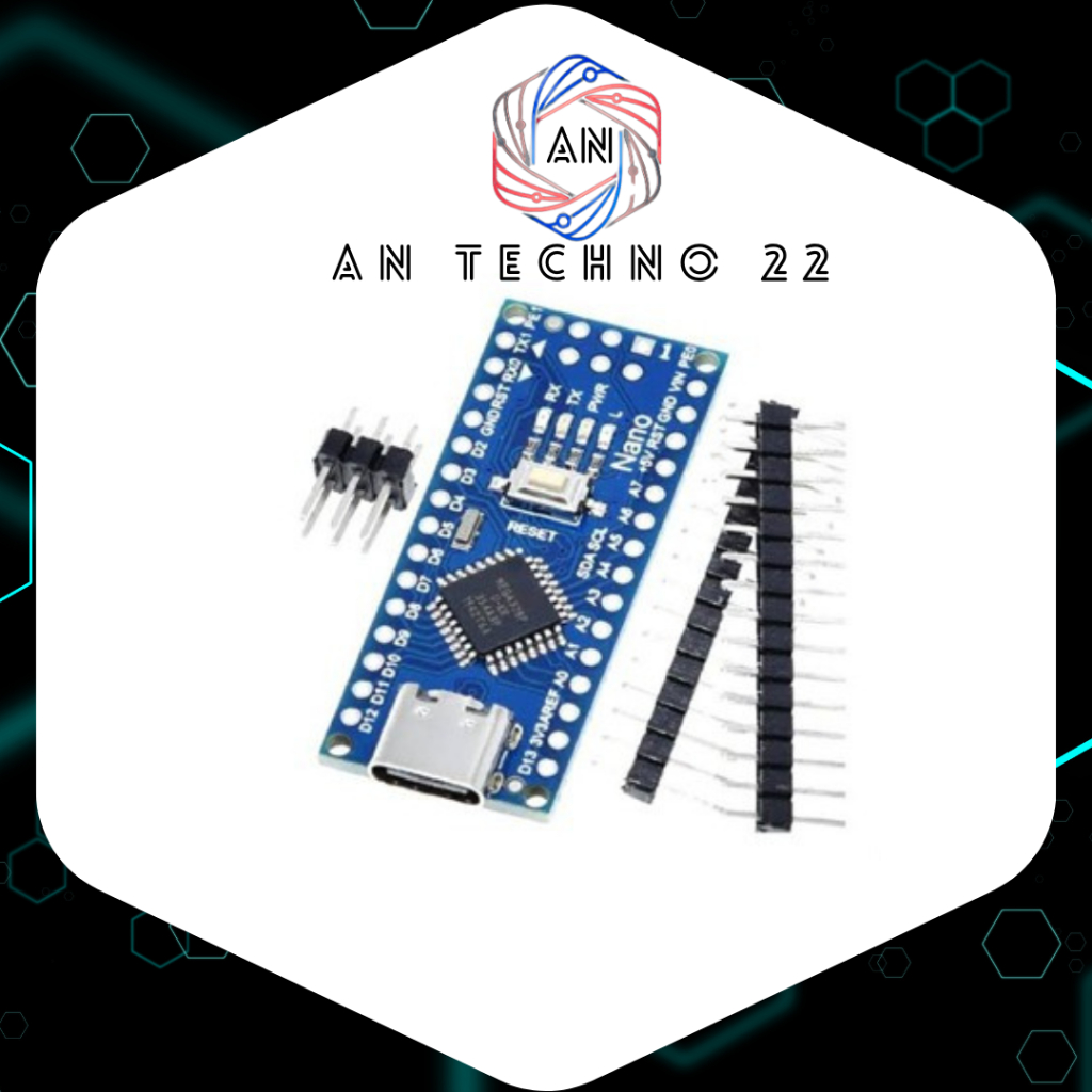 AN TECHNO 22 - ART TECHNO NANO V3 V3.0 TYPE-C USB ATMEGA 328 ATMEGA328 ATMEGA328P PB