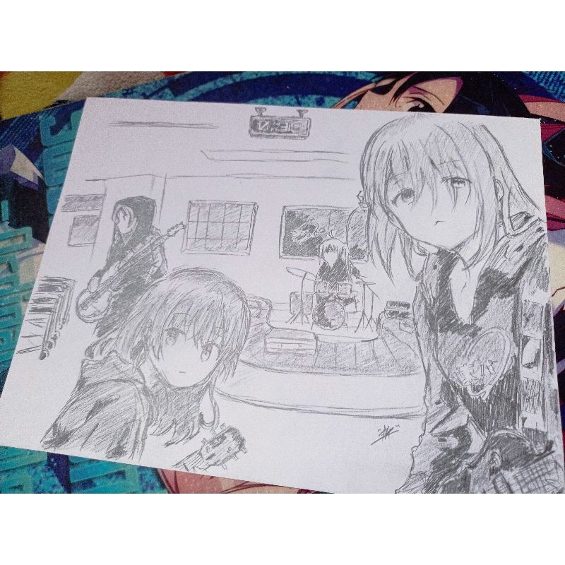 

Sketsa Bocchi The Rock A5