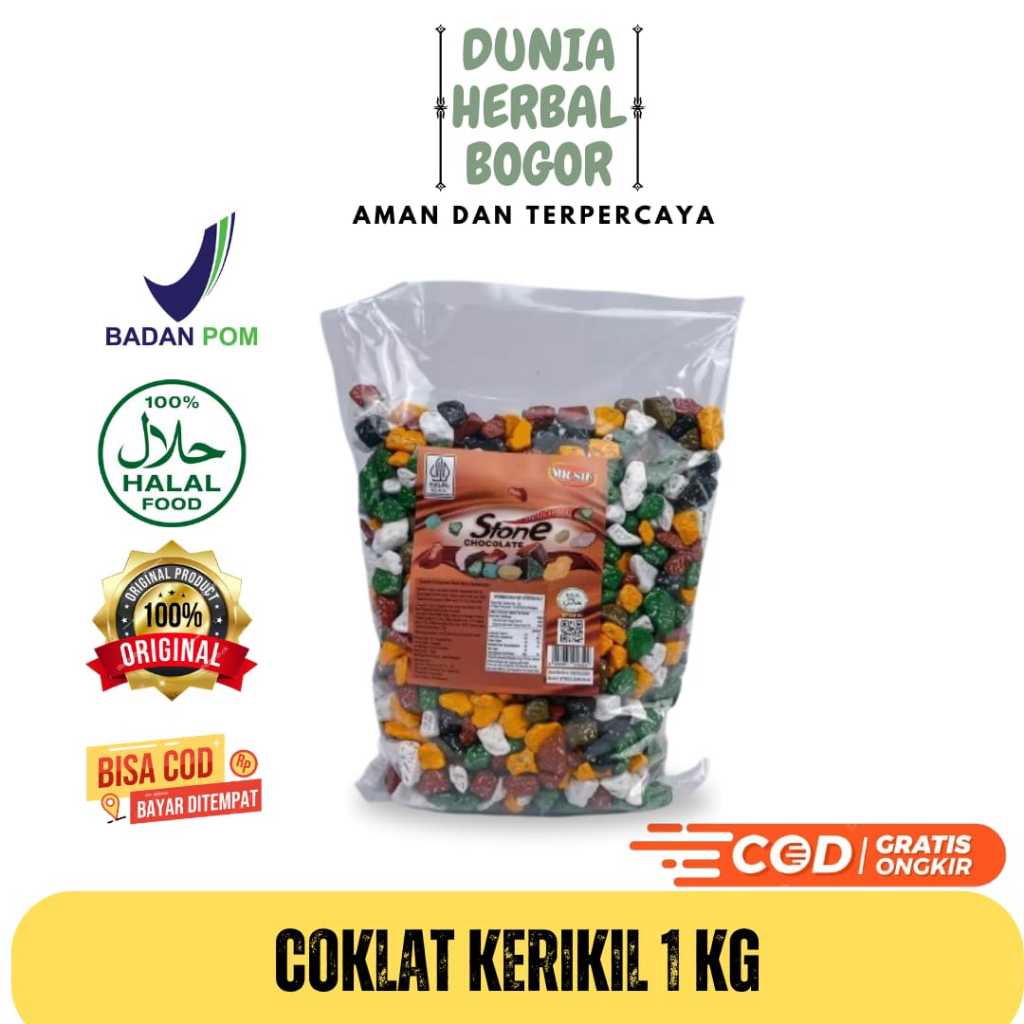 

Coklat Kerikil | Permen Coklat | Batu Arab 1 kg Original