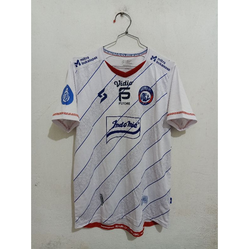 Jersey Arema Cronus Malang FC Away Liga 1 2023 Original Matchworn GUFRON