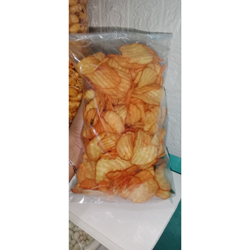 

Keripik singkong balado daun jeruk / keripik singkong balado pedas 250g