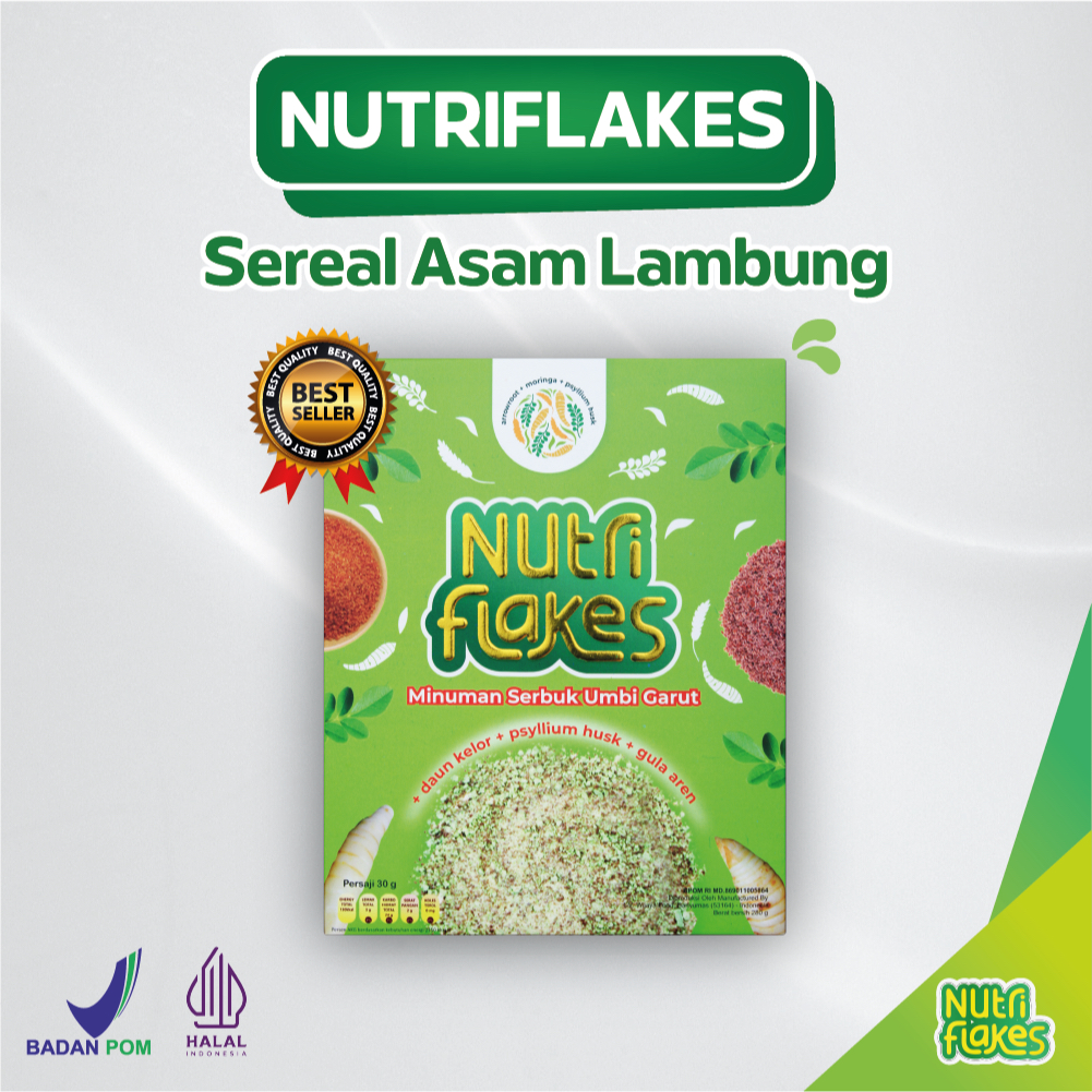 

Nutri Flakes Nutriflakes Serum Asam Lambung Minuman Serbuk Umbi Garut