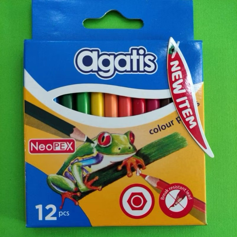 

PENSIL WARNA AGATIS ISI 12 WARNA Pendek / AGATIS COLOUR PENCIL C12