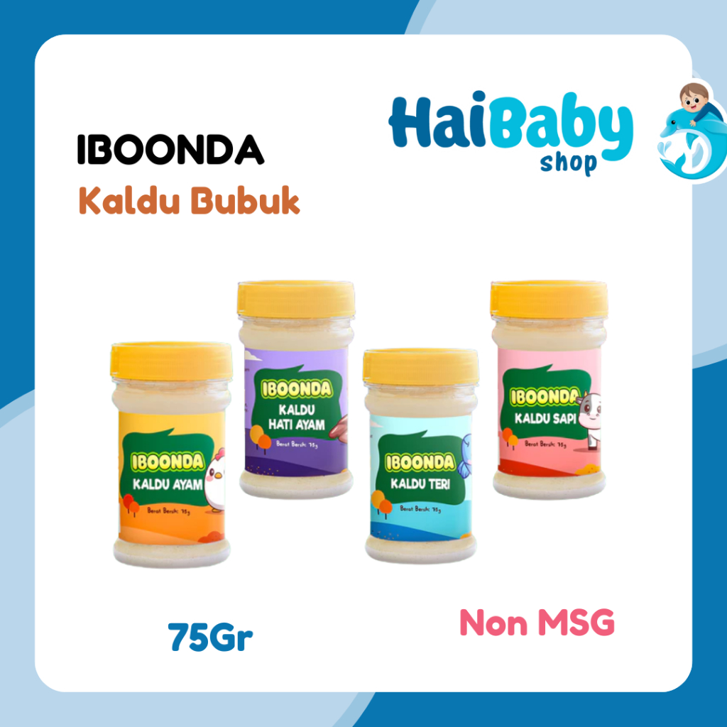 

IBOONDA Kaldu 75g Kaldu Keluarga dan Anak Tanpa Penguat Rasa Tanpa Pengawet Tanpa Pewarna Kaldu Anak 75g