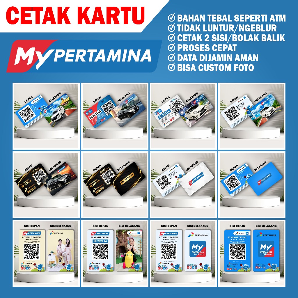 

CETAK KARTU BARCODE MY PERTAMNA 2 SISI BOLAK BALIK TEBAL PROSES CEPAT