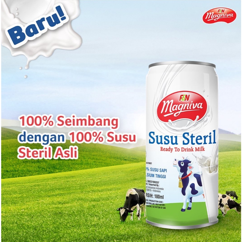 

Susu Steril F&N MAGNIVA 180ml 180 ml