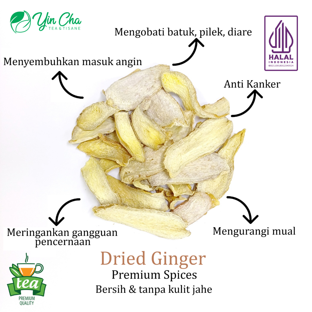 

Dried Ginger Premium 100 Gram