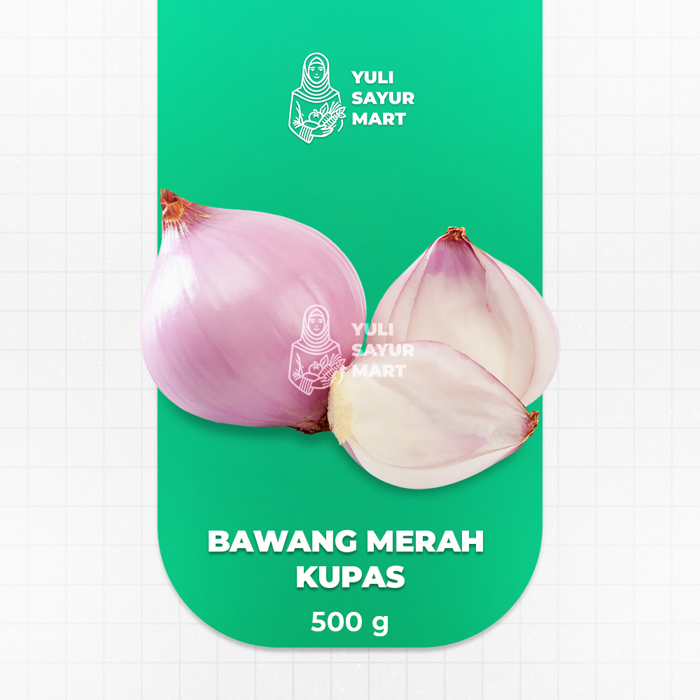 

Bawang Merah Kupas 500g - Yuli Sayur Mart