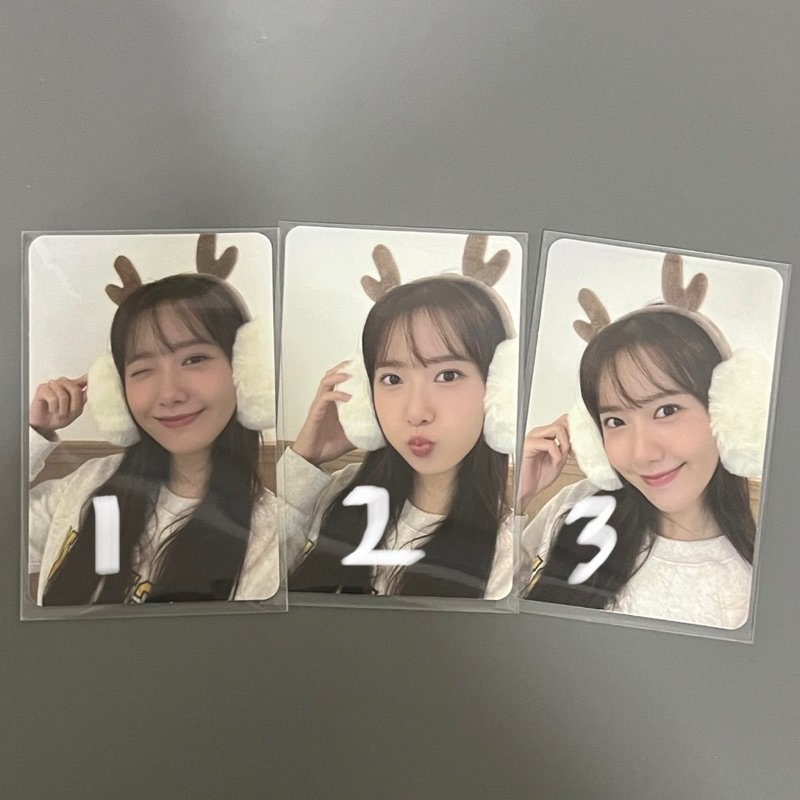 SNSD YOONA PC Photocard official pink christmas