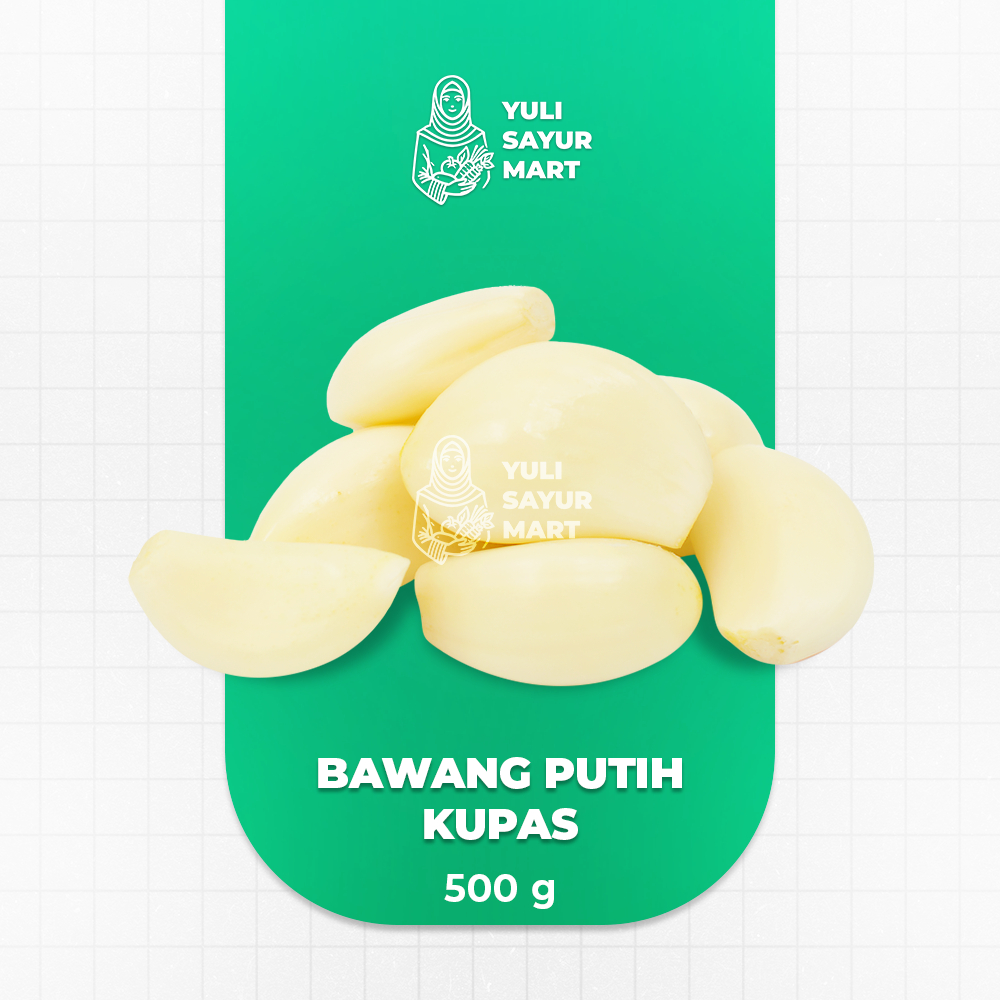 

Bawang Putih Kupas 500g - Yuli Sayur Mart