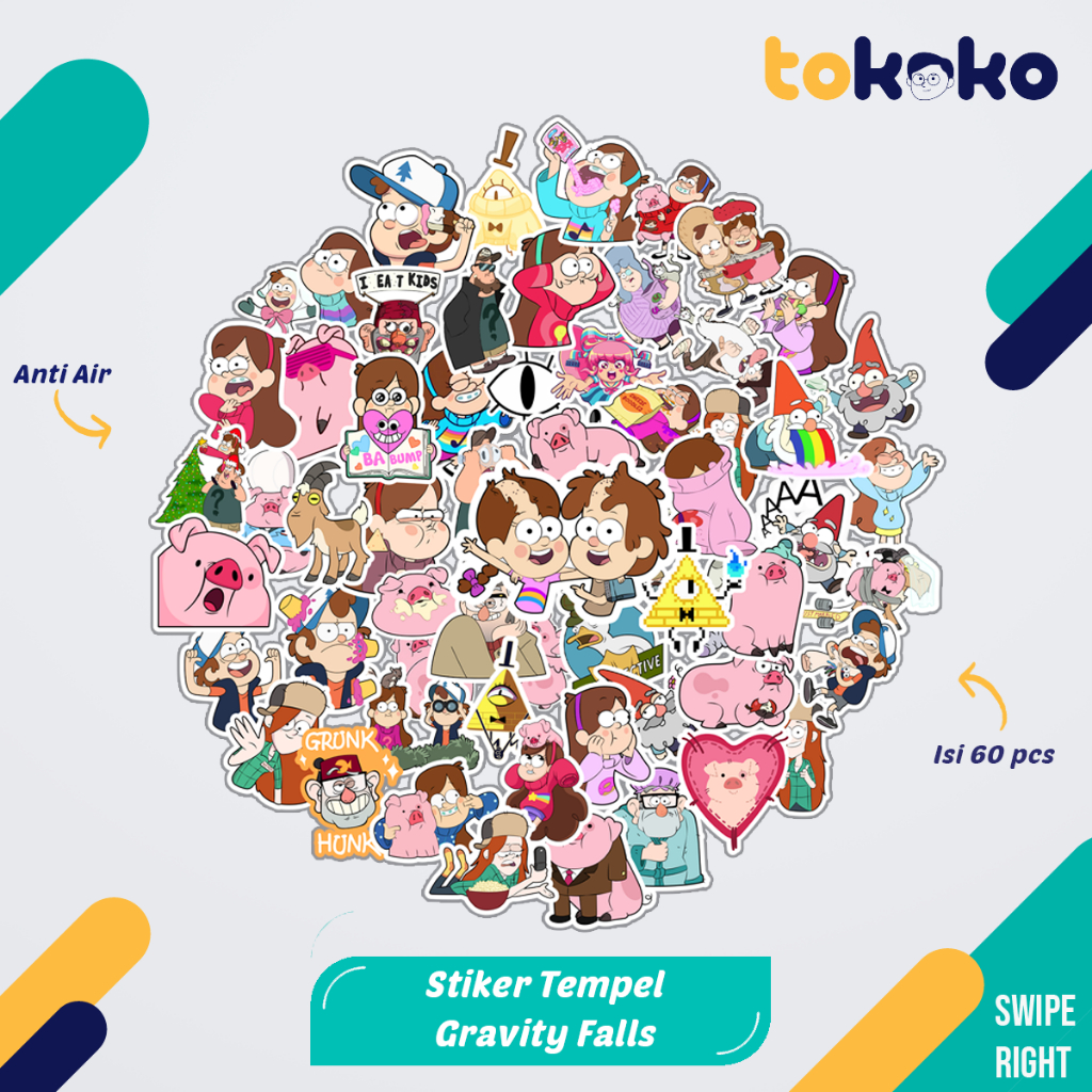 

Stiker Cutting Anime Gravity Falls Paper Vinyl Dekorasi Laptop Koper Tumbler Kulkas DIY