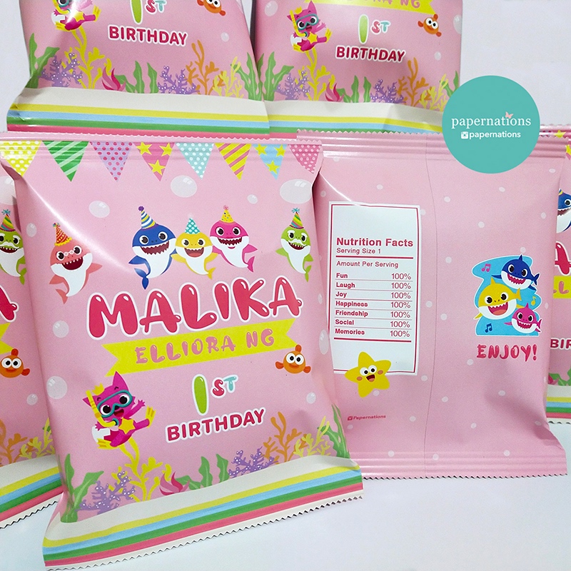 

Custom Snack Bag / Snack Bag Custom / Goodie Bag Ultah