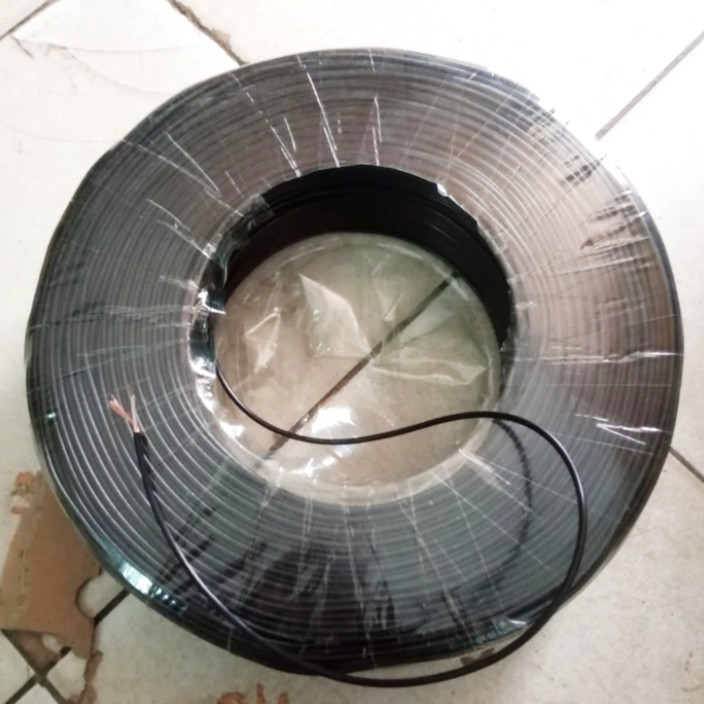 Kabel Coaxial RG174 router Antena Wifi Warna Hitam ( Eceran Permeter )