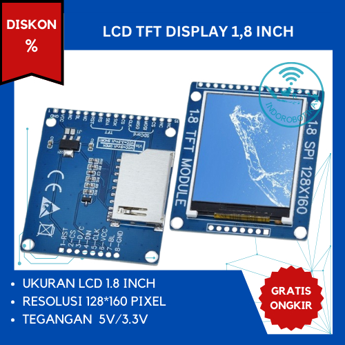 LCD TFT Display 1,8 Inch