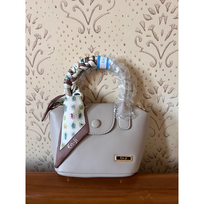 tas En-ji JINYO purple dan hitam new