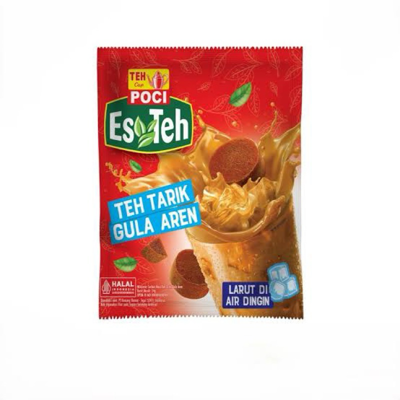 

ES TEH POCI TEH TARIK GULA AREN 1 RENCENG ISI 10 PCS @24gr