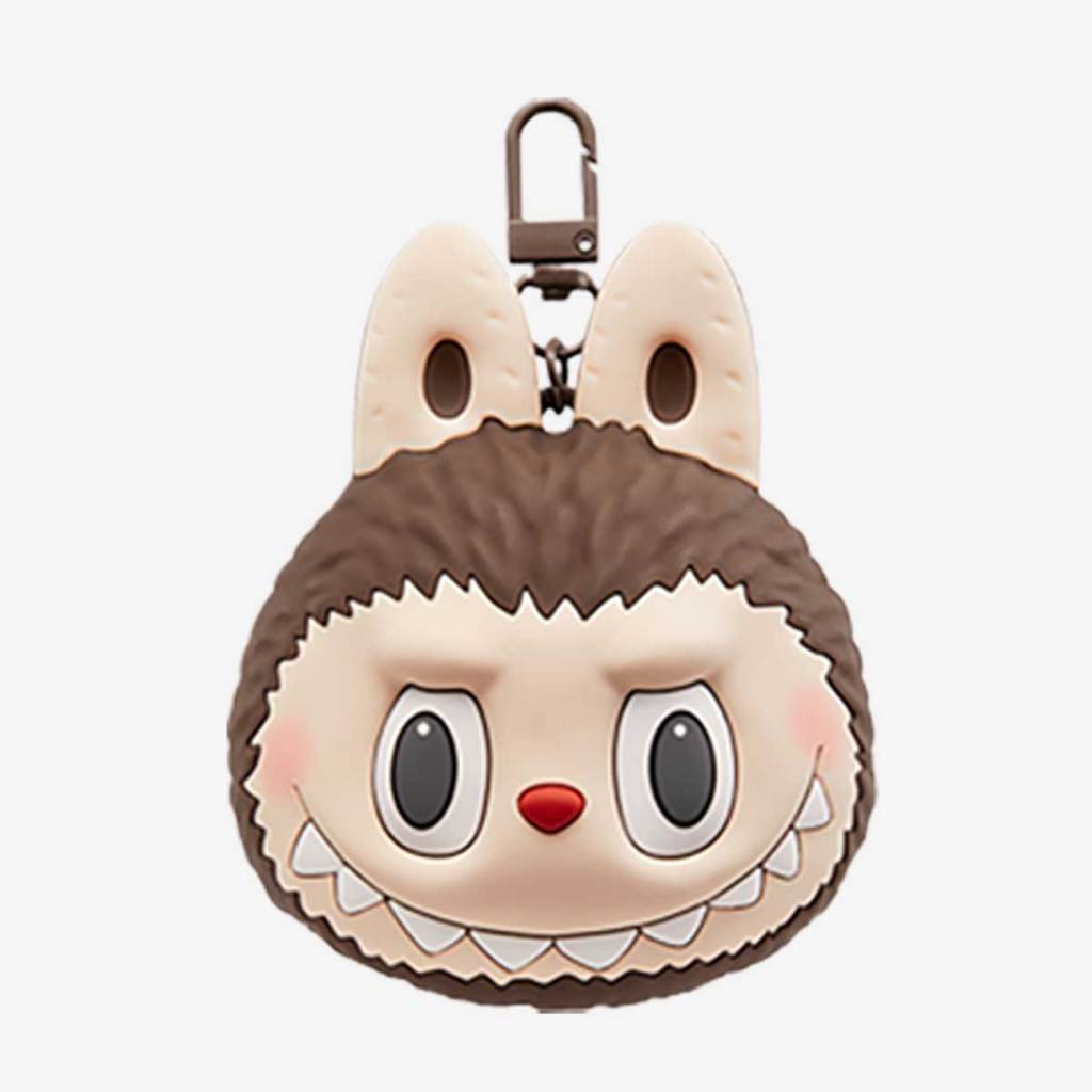 LABUBU Originals-Brown Silicone Earphone Bag