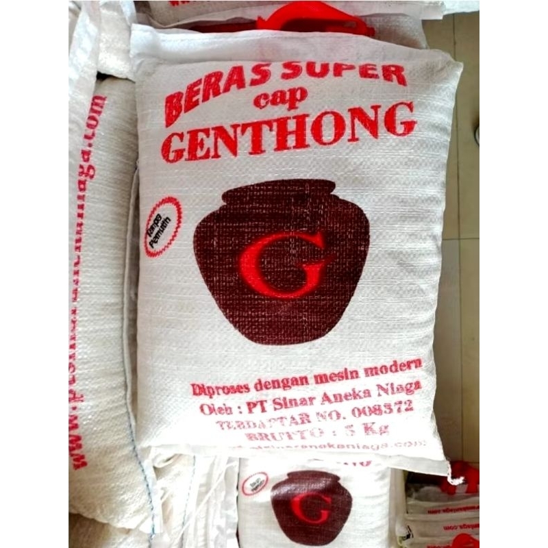 

Beras Genthong Enak Pulen 5kg