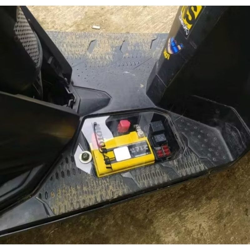 cover tutup aki acrylic honda vario125-150led