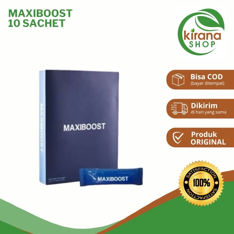 

Maxiboost Minuman Maxi Sehat Boost 100% Original 1 Box Isi 10 Sachet