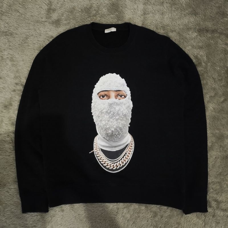 IH NOM UH NIT MASK CREWNECK BLACK