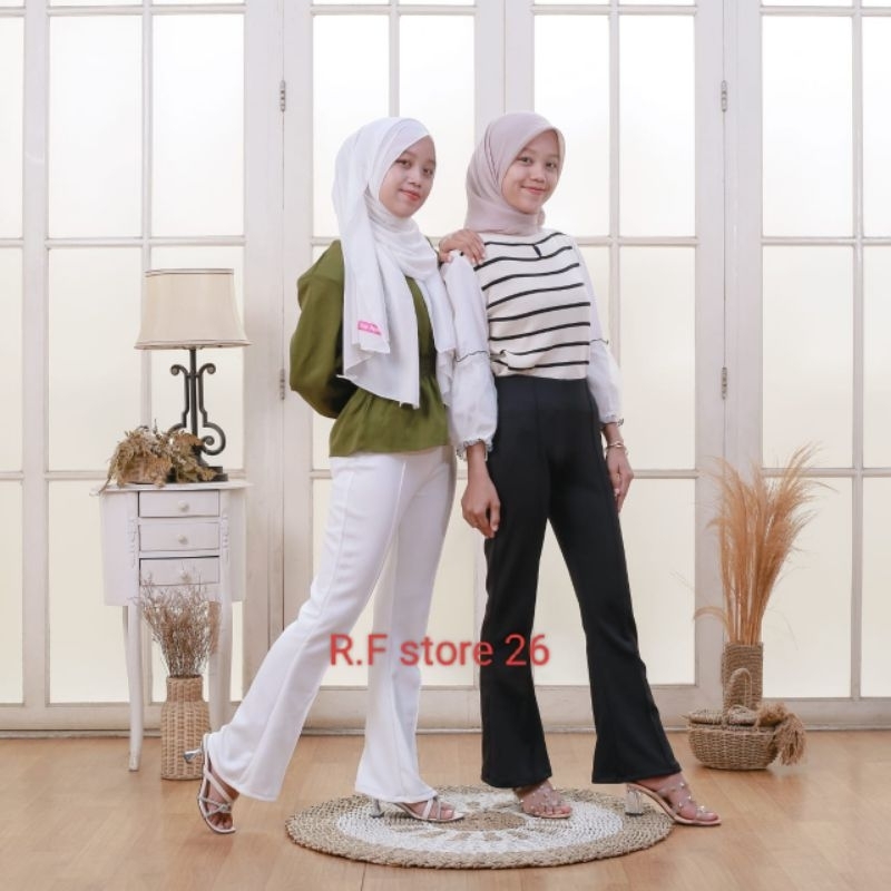 Celana cutbray anak scuba usia 7-16 THN | Celana cutbray remaja scuba | celana scuba anak