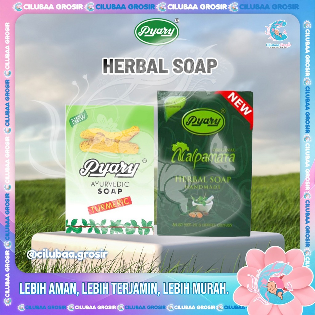 PYARY Herbal Soap || Sabun Pyary Sabun Arab || Nalpamara || Turmeric || Sabun Perawatan Kulit || Sab