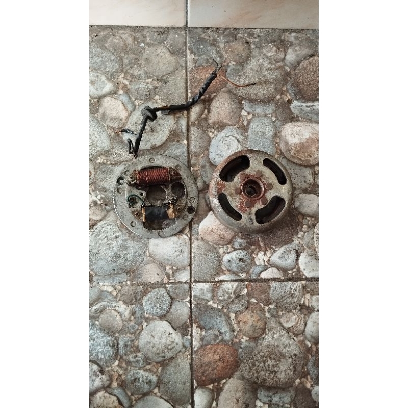 spul magnet Yamaha v80/ v75 ori copotan