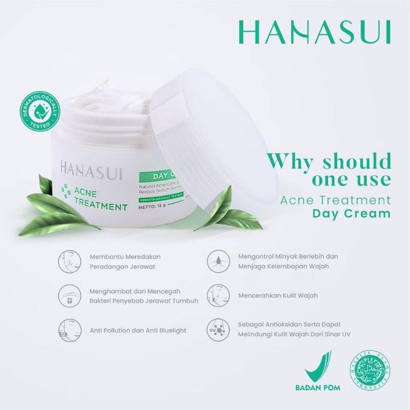 Hanasui Acne Treatment Day Cream - Hanasui Cream