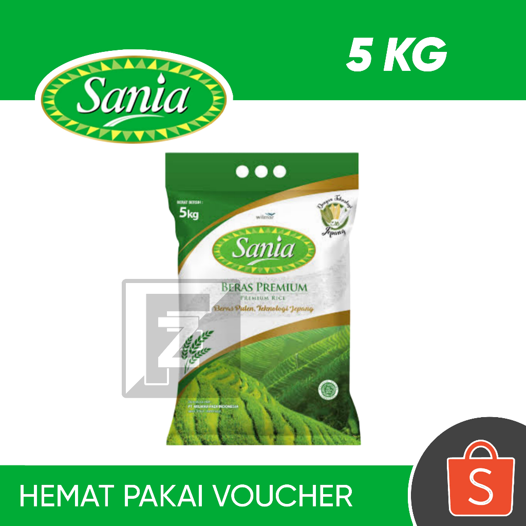 

BERAS SANIA PREMIUM 5 KG KEMASAN