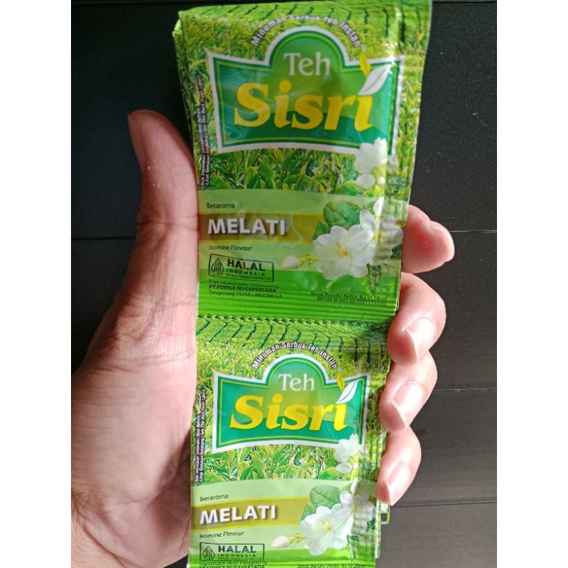 

Teh Sisri Aroma Melati 1 Renceng isi 10 Sachet