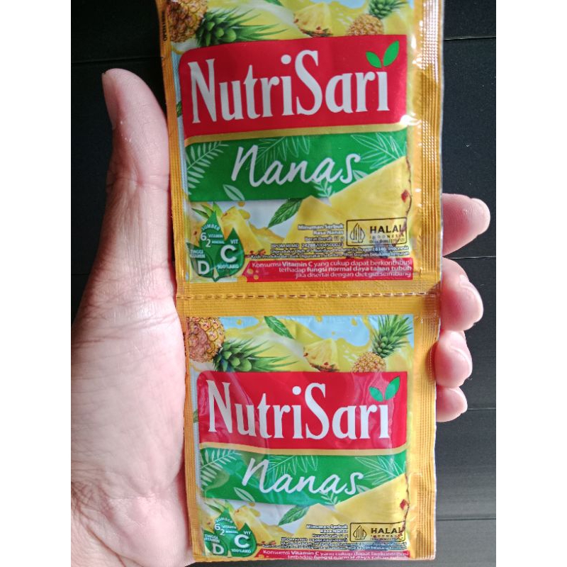 

Nutrisari Nanas 1 Renceng isi 10 Sachet