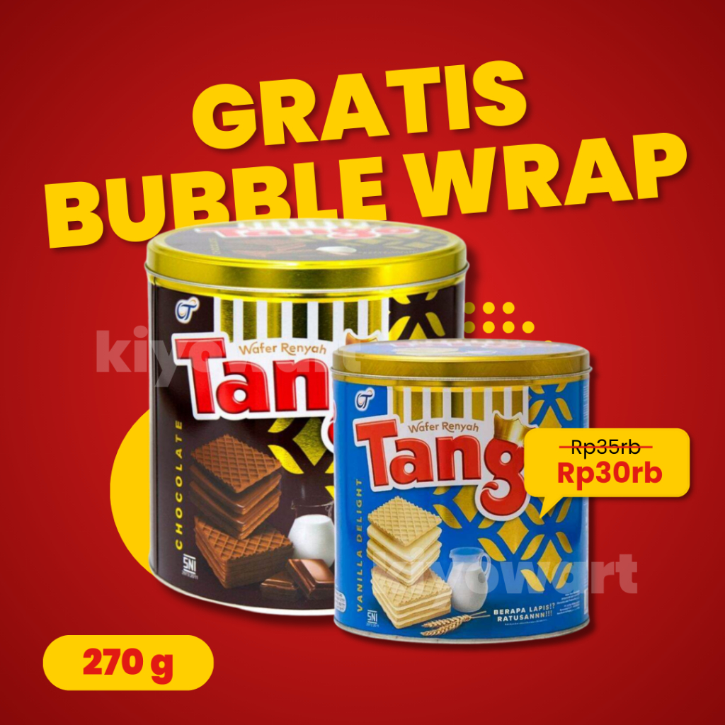 

WAFER TANGO KALENG 350 GR EXP 2025 PROMO KUE LEBARAN TERMURAH