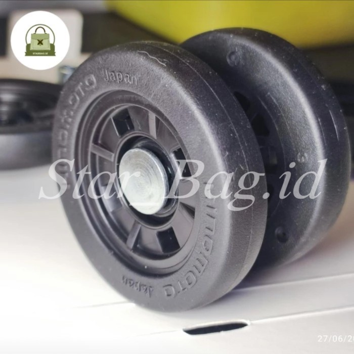 Roda Koper Double Whells Original, 1 Set 8 Pcs Roda, Diameter 5cm, Cocok Untuk Koper Lojel, Delsay, 