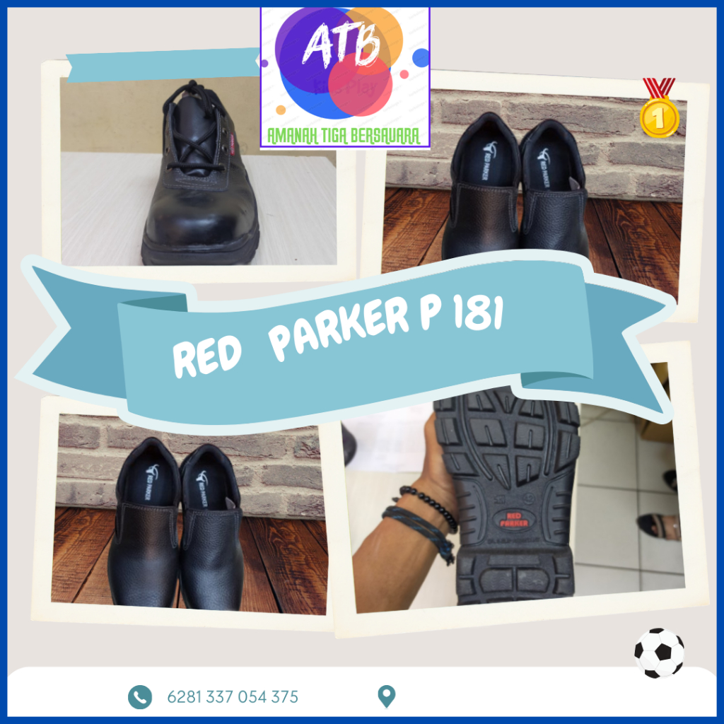 Jual Sepatu RED PARKER P 182 & P 181 / Safety Shoes RED PARKER