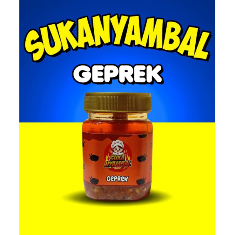

SukaNyambal varian Geprek