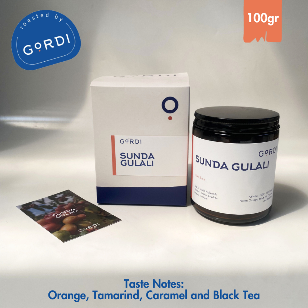 

Gordi Kopi Arabika Sunda Gulali k Single Origin 100% Arabica - Amber Jar 100gr