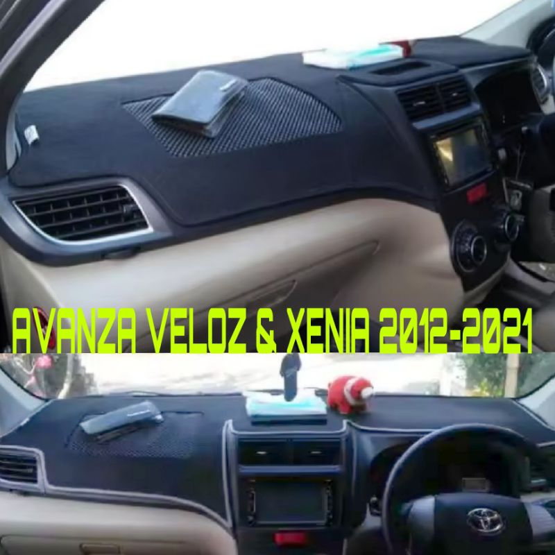 SV1 Karpet Alas Dashboard Avanza Veloz Xenia 2012-2021, Asesoris Pelindung Interior Mobil AST