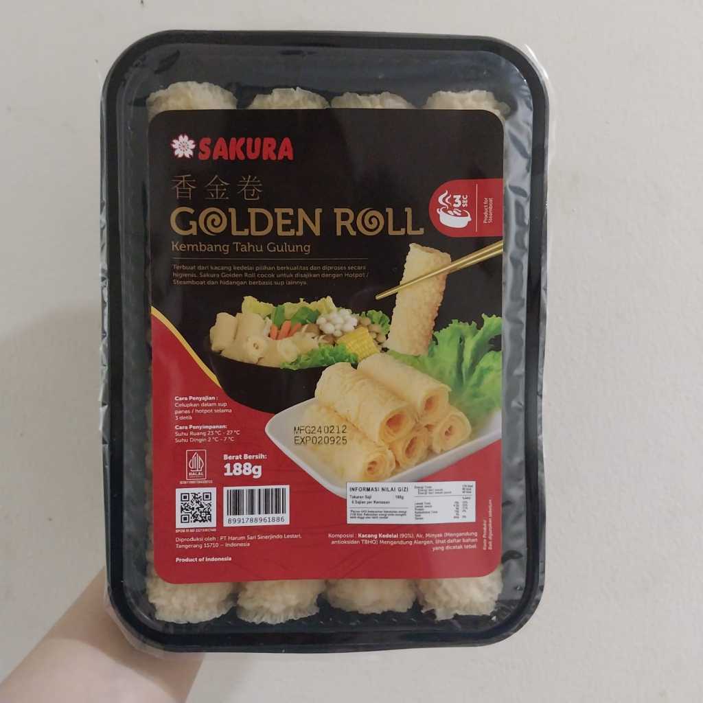 

co live Sakura Kembang Tahu Golden Roll 1 kilo 10k