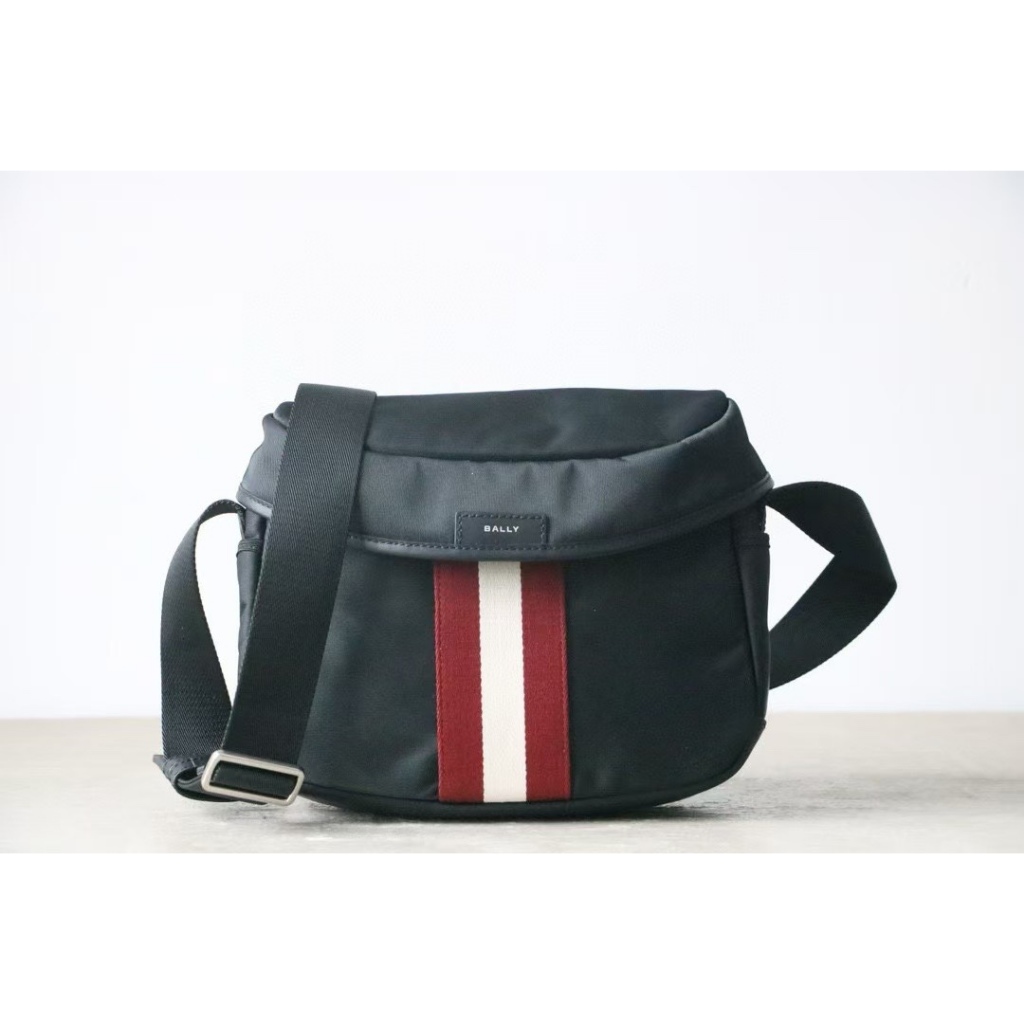 TAS SELEMPANG PRIA BARU ORI BALLY BERWARNA HITAM